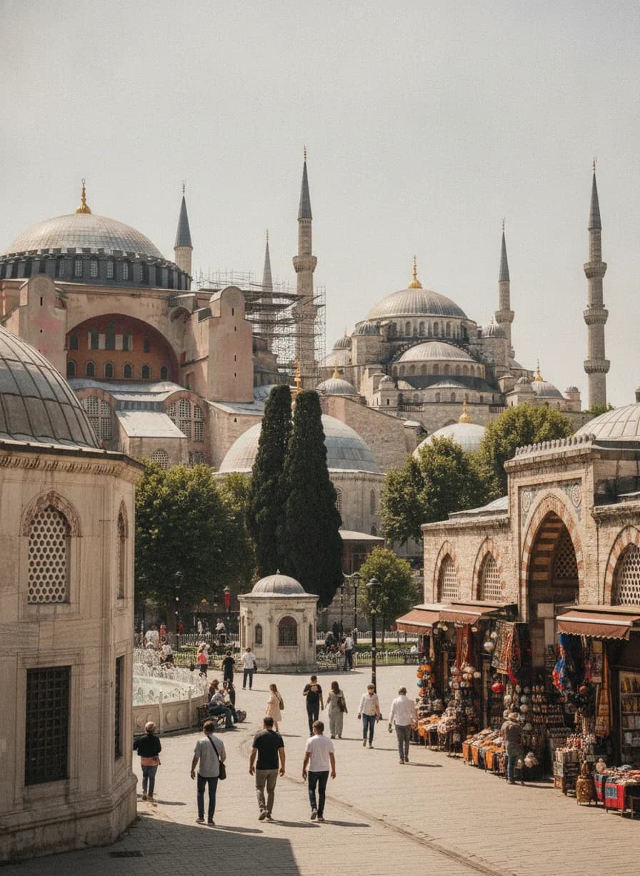 Istanbul stedentrip (Hagia Sofia/Blauwe Moskee/Grote Bazaar)