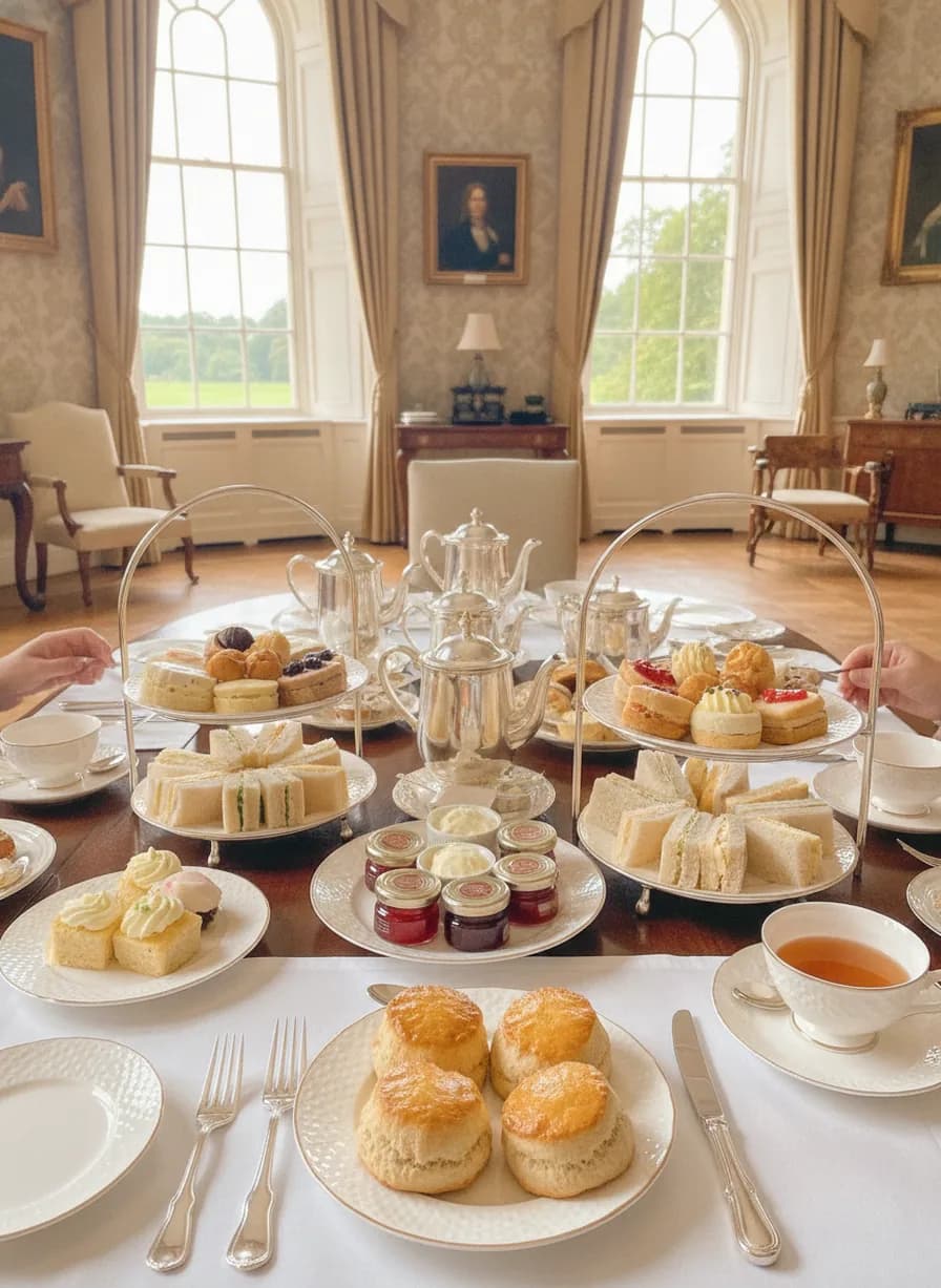 Afternoon tea in Kensington Palace