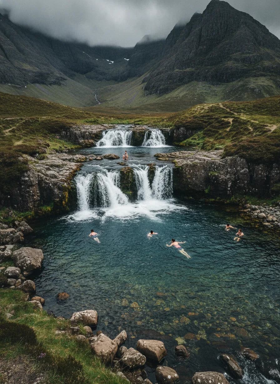 Fairy Pools op Isle of Skye