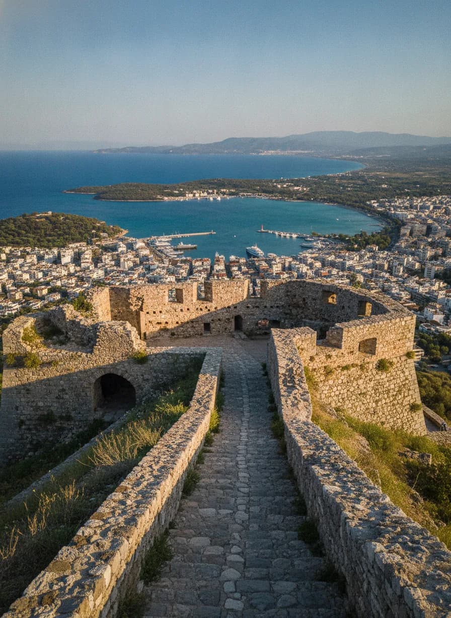 Bochali en Venetiaans kasteel (heuvel boven Zakynthos-stad)