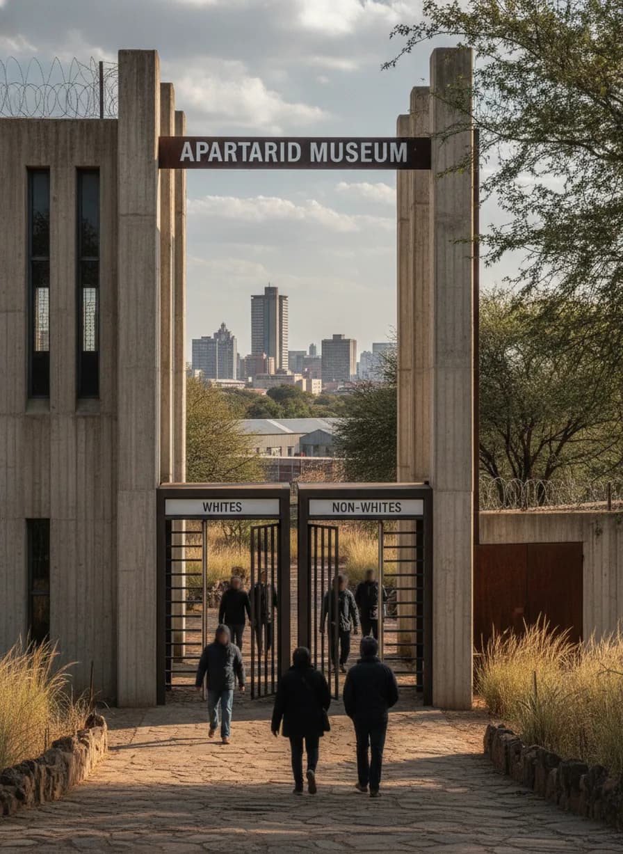 Johannesburg en Apartheid Museum (Gauteng)